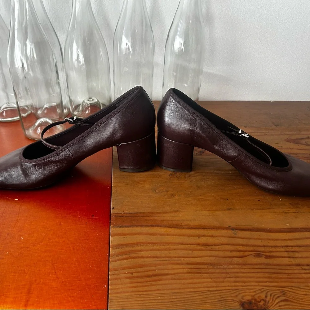 Zara Dark Brown Women's Heels - Picture 5 of 7